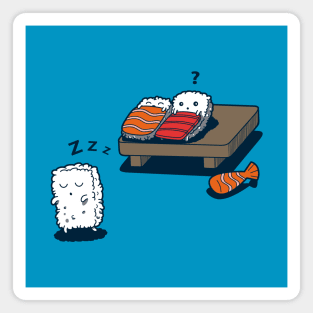 Sleepwalking Sushi Magnet